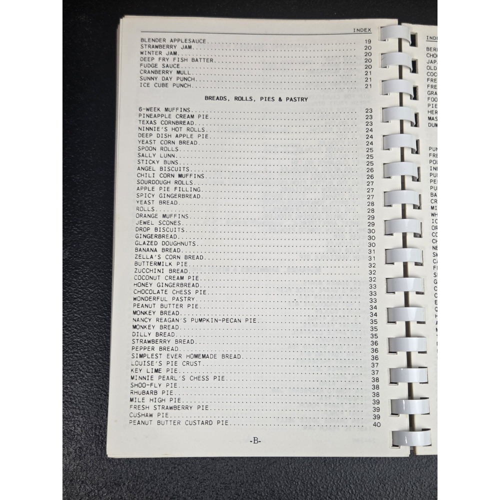 Eastern Star Kingston Chapter #405 Kingston, Tennessee Cookbook Recipe Book 86 - Picture 6 of 13
